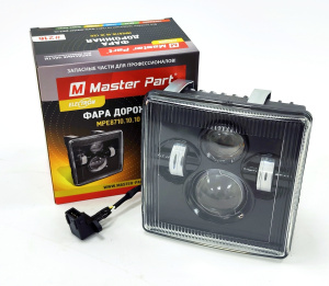 МРЕ8710.10.00 LED ( Мaster Part )  #216 Фара дорожная квадратная ЛИНЗОВАННАЯ с рассеивателем из МИНЕРАЛЬНОГО СТЕКЛА (упак.-12 шт.)Ан.ФГ-308М
