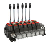 06DCV100 (DCV100/6) ( Мaster Рart ) #786 Гидрoраспределитель секционный с ручным управлением 100л/мин,6 секций,без фиксации