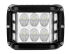MPE-RE12W-12LED-70F-FLO ( Маster Part )  #135 Фара прямоугольная, направленный свет, 6 диодов, 18W, (97x75x76) 12/24V ( Упак. - 40 шт. )