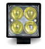 MPE-SQ12W-4LED-46S ( Маster Part )  #134 Фара квадратная, направленный свет, 4 диода, 12W, (76x76x46) 12/24V ( Упак. - 50 шт. )